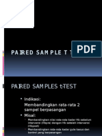 Paired Sample T Test
