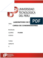 Lab 6 Fisicaiii Carga de Condensadores PDF