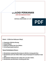 BIOLOGI PERIKANAN - Kuliah 2 Tingkah Laku Ikan (Kebiasaan Makan + Migrasi).pdf