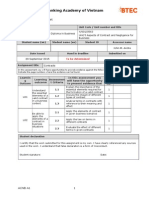 Banking Academy of Vietnam: Assignment Front Sheet