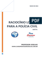APOSTILA DE RACIOCÍNIO LÓGICO PARA POLÍCIA CIVIL - MAIO DE 2015 Prof Joselias PDF
