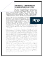 Causas Que Producen La Desintegración Familiar en El Departamento de Peten