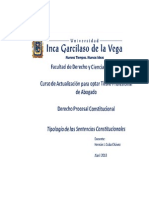 Tipología y Efectos Jurisp Constitucional