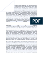 La Reflexión de La Bioética Está Basado en Los Hechos Concretos