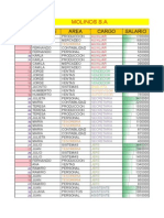 Base de Datos Filtros Subtotales