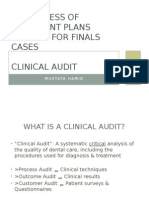 Usefulness of Treatment Plans Written for Finals Cases