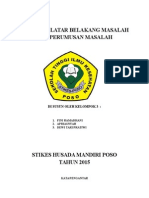 Latar Belakang Dan Perumusan Masalah Penelitian - Docx Kep