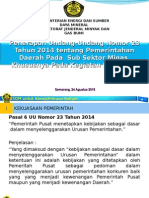 Uu No. 23 Thn 2014 Tentang Pemerintahan Daerah