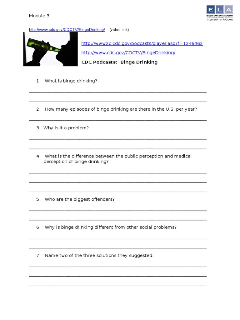 Binge Drinking Questions Alcoholism Public Health