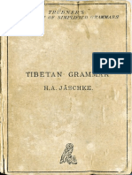 H. a. Jaeschke - Tibetan Grammar