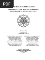 Download PERBANDINGAN APLIKASI MIX MARKETING PADA PRODUK REDOXON DAN CDR by FaishalMahdi SN288159378 doc pdf