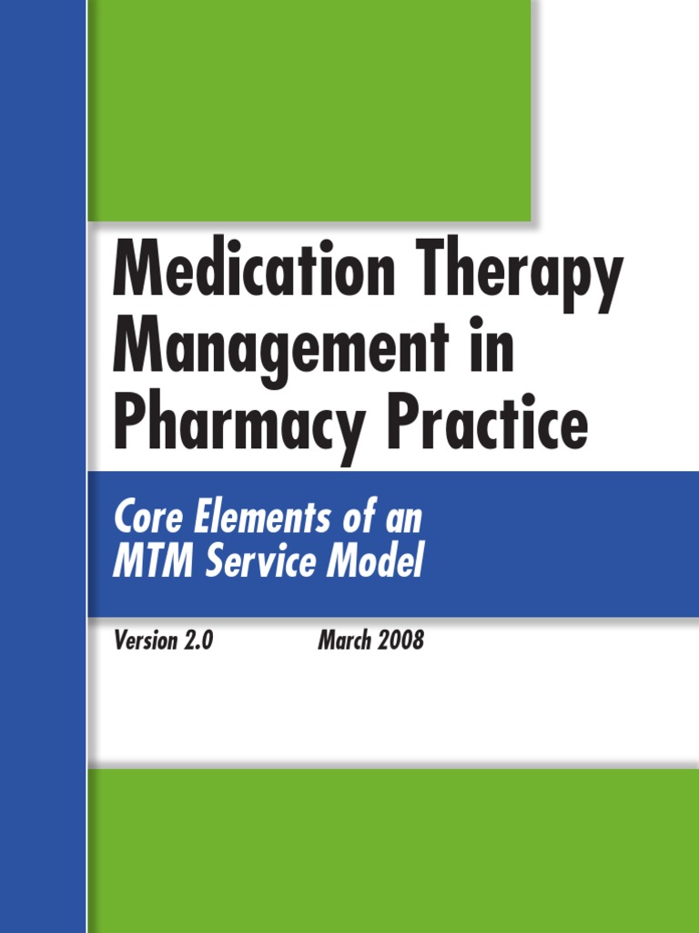 Core Elements in Medication Therapy Management | PDF | Pharmacy ...