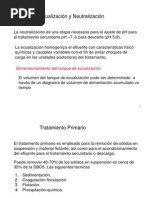 Proceso de sedimentación