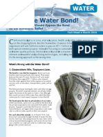 Flush The Water Bond! Why Californians Should Oppose The Bond On The November Ballot Fact