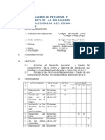 Taller de Desarrollo Personal y Fortalecimiento de Las Relaciones Interpersonales en Las II