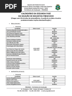 rio Segunda Fase Pibid