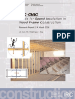 Architecture eBook] Guide for Sound Insulation in Wood Frame Construction - NRC
