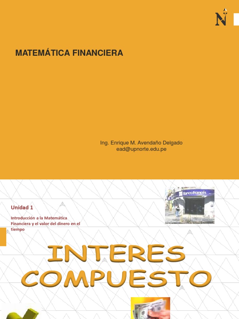 Interés Compuesto en Matemática Financiera | PDF | Finanzas Matemáticas ...