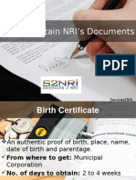 Guide To Obtain NRI's Documents