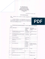 New Revisionof Fee Payable To Various Categories of Central Govt. CounselN
