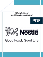 Nestle CSR Intern Report