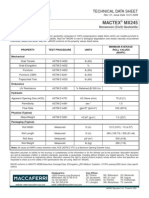 Mactex MX245: Technical Data Sheet