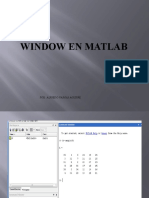 Window en Matlab