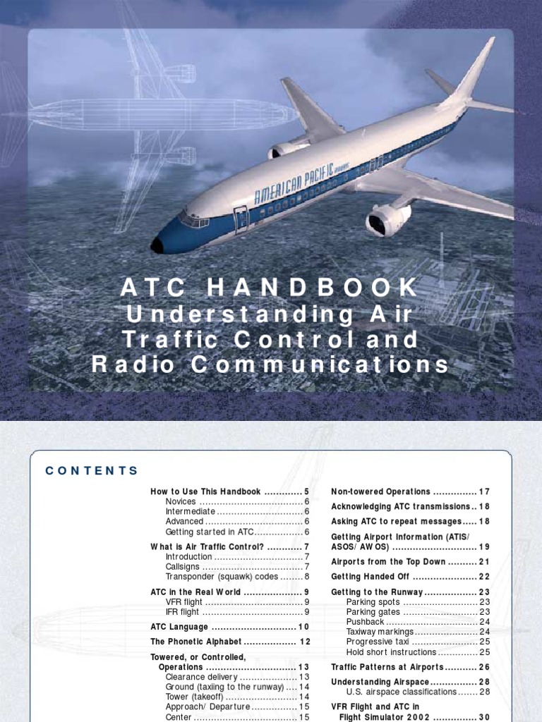Air Traffic Control Handbook PDF Instrument Flight Rules Air