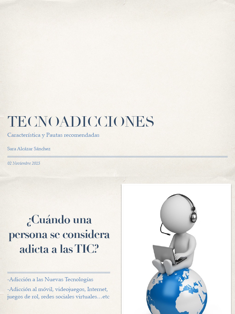 Tecnoadicción. Características y Pautas de Prevención | PDF