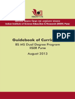 BS MS Guidebook of Curriculum-Aug2013