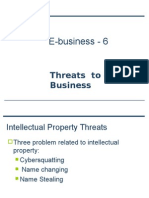 Threats To E-Business