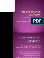 The Experience Economy by Betsy Allgood