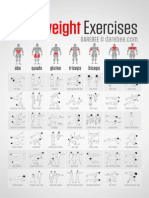 Bodyweight Exercises Chart