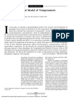 Psychobiological Model of Temperament and Character 1993