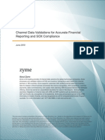 Zyme Channel Data Validations For Financial Reporting and SOX Compliance