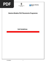 Newton Bhabha Phd Placement Call Guidelines