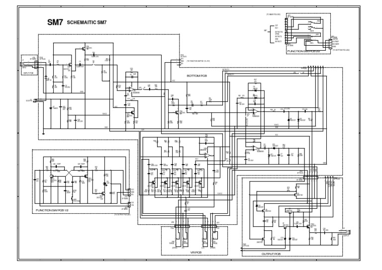 Schemaitic Sm7: Function SW PCB 2/2 | PDF | Science & Mathematics ...
