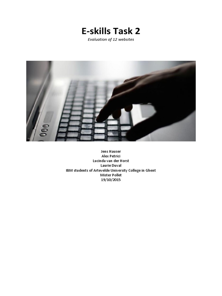 Report Websites e Skills Task 2 | PDF | Websites | Web Page