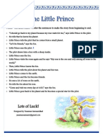 Lots of Luck!: Watch "The Little Prince". Order The Sentences To Make The Story From Beginning To End