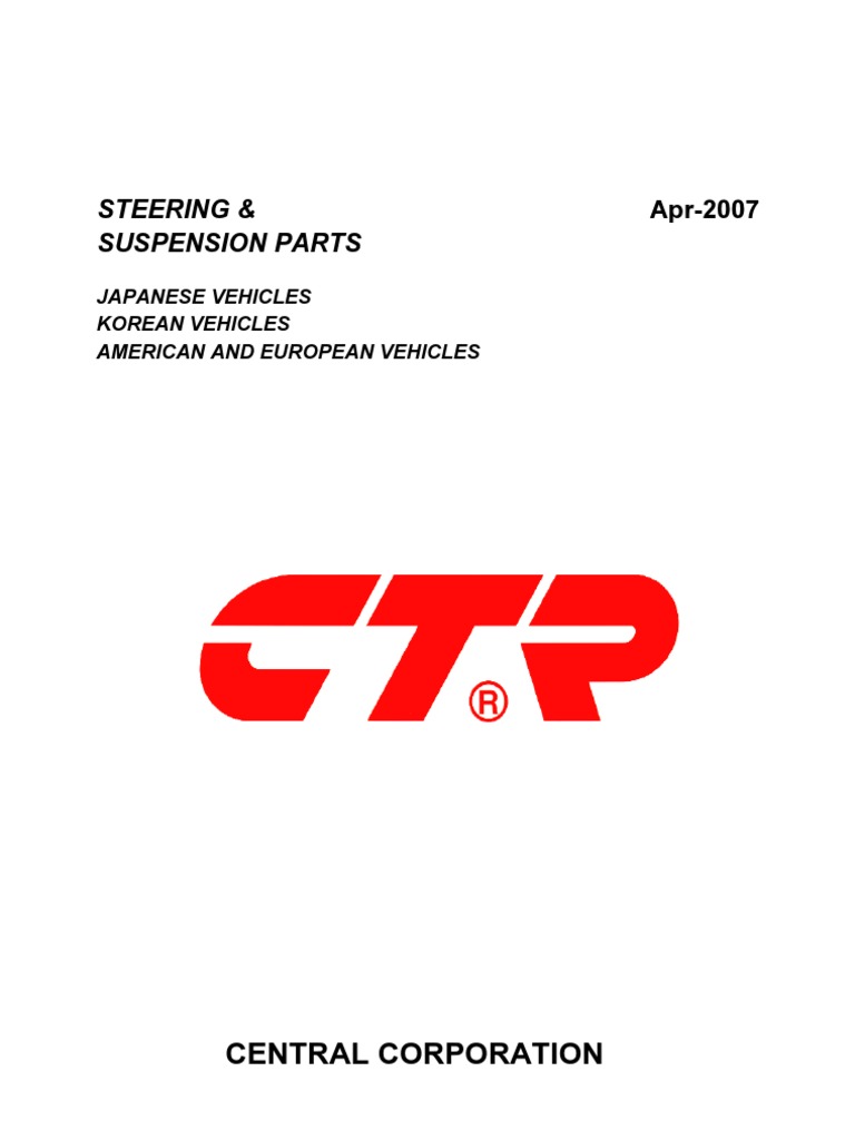 Catalogo CTR | PDF | Toyota | Car Manufacturers Of Japan