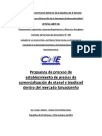 2011- Propuesta de Establecimiento de Precios en El Salvador