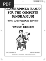 Download Clawhammer Banjo for the Complete Ignoramus by Joe Braccio SN288211361 doc pdf