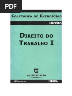 Direito Do Trabalho I - Coletânea de Exercícios
