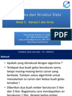 Pengenalan Algo Dan Stdata Array