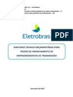 DIRETRIZES TÉCNICO-ORÇAMENTÁRIAS PARA PEDIDO DE FINANCIAMENTO DE EMPREENDIMENTOS DE TRANSMISSÃO.pdf