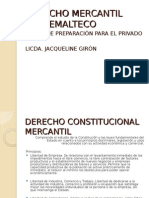 Derecho Mercantil Guatemalteco