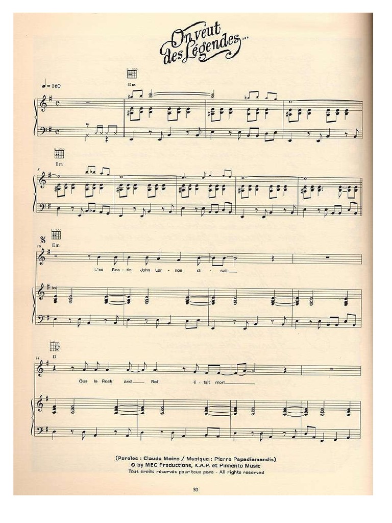 Paroles De Johnny Hallyday On Veut Des Légendes