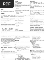 Haskell Cheat Sheet