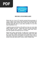 Download History of Mother Dairy by khushbukamboj SN28823165 doc pdf
