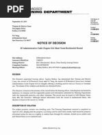 20 Broderick Street - Notice of Decision